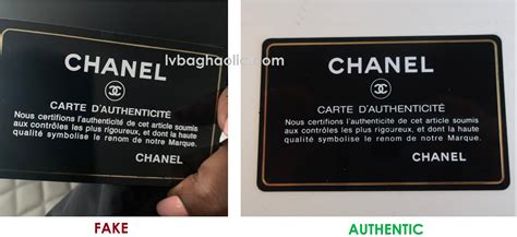 fake chanel card|chanel authenticity card real or false.